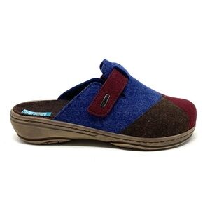 Fidelio Women's Woolfelt Allie Mule - Blue Jeans Patch 445031